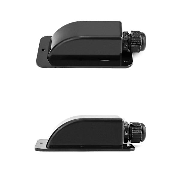 2 kpl Ip68 aurinkokaapelijohdon läpivientiliitäntä vedenpitävä Abs aurinkokaapeli 1-tie kaapelijohdon läpivienti kaksoiskaapelijohdon kotelo aurinkopaneeleille Rv, asuntovaunu ja merelle, musta