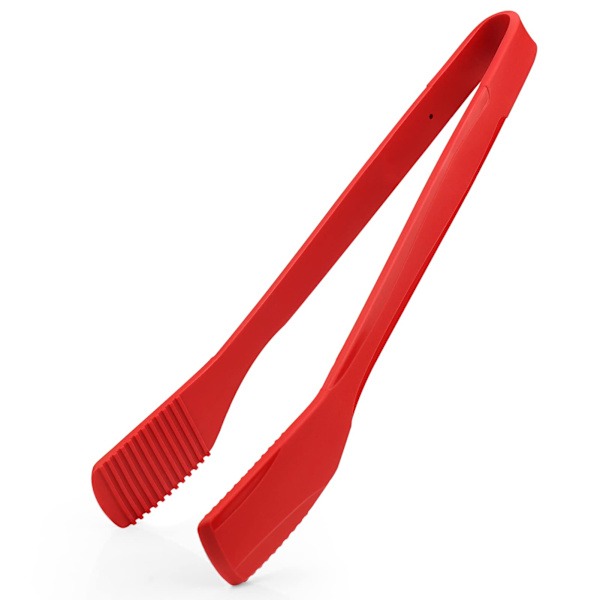 Silikon kjøkkentenger 11 tommer Premium rustfritt stål salatenger Multipurpose grillklemme Spatula for BBQ matlaging
