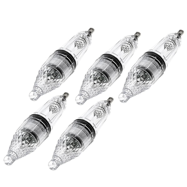 5 stk LED Blinkende Lokkelys Mini Deep Drop Under vann Lys Fiske Lokke LED Lampe Fiske Lys Natt F