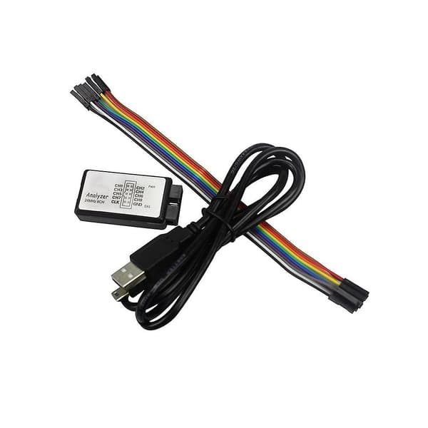 Testkrogklemme Logikanalysator Testmappe Til Jumper Wire Kabel Til Usb 24m 8ch