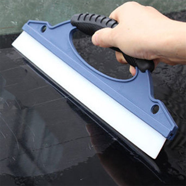 Silikon Vann Tørker Plate Glass Cleaner Skrape Hurtigtørkende Blad Squeegee Auto Bil Vindusrute Vindu Vask Rengjøring