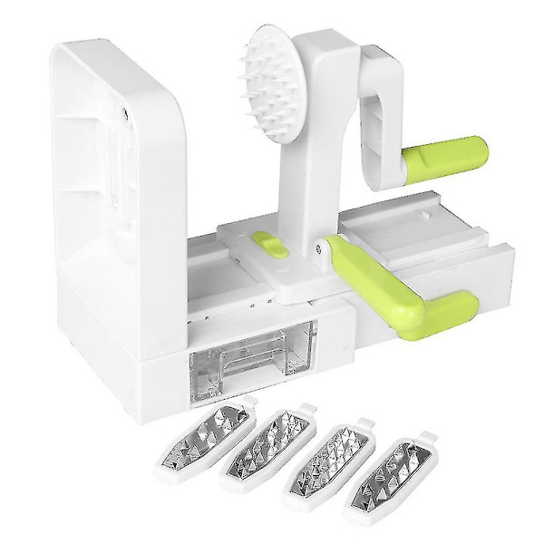 Handroterande grönsaksskärare Spiralgrönsaksskärare Fancy Swing Plate Shredder Rivjärn för hemmet