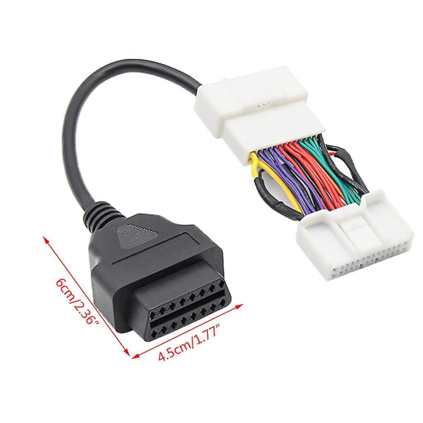 Bil Adapter Kabel Connector Obd2 Diagnostisk Usb Interface Til Tesla-motorcykel