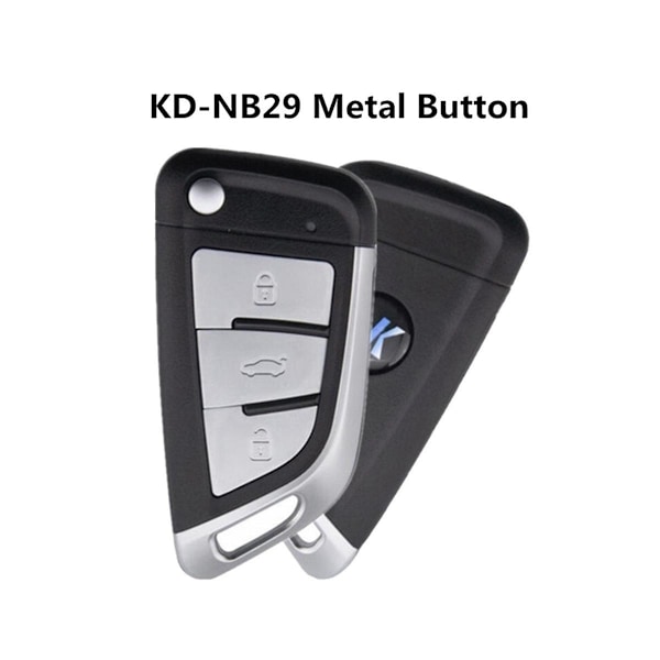 For KEYDIY NB29 fjernbetjening bilnøgle metal 3 knapper til Style til Kd900/-x2 Mini/ -max