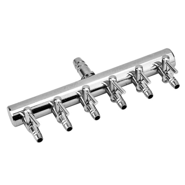 Akvarie Luftpumpe Reguleringsventil, Rustfritt Stål Akvarium Fisktank Luftpumpe Ventil 8mm Til 4mm Splitter Kontrollventil