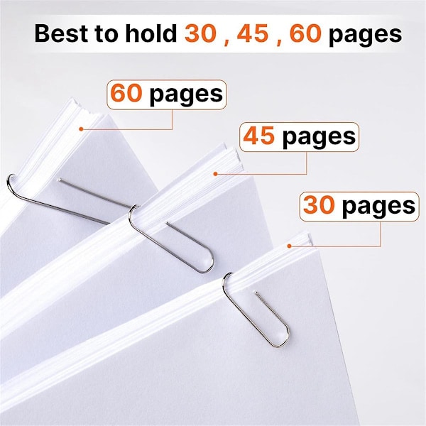 760 kpl sekoitettuja Drawdart-paperiliittimiä, hopea, iso 2 tuumaa, keskikokoinen 1,3 tuumaa ja pieni 1,1 tuumaa