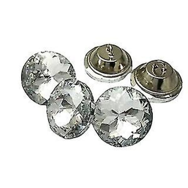 50 stk krystall møbelknapper Rhinestone krystall runde knapper