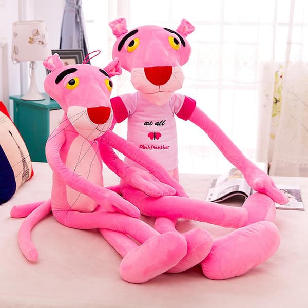 60 cm Blød Pink Panter Udstoppede Dyr Plys Legetøj Børnegave [C]