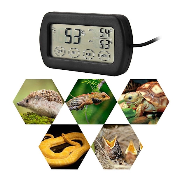 Termometer Hygrometer för äggkläckningsmaskin och mer