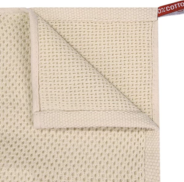 100% Cotton Waffle Kitchen Towel, Ultra Soft Absorbent Quick Dry Dish Towel, 30x30 cm, 6-Pack