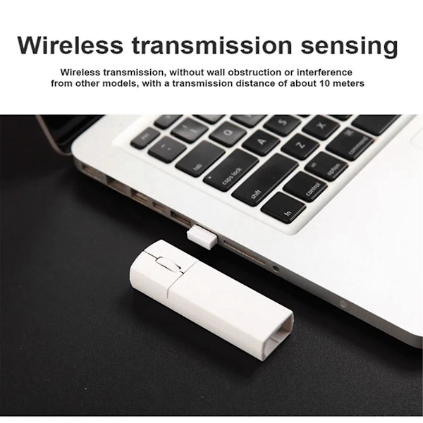 Dual-mode trådløs Bluetooth Mini-mus opladning egnet til ///laptop Mini-mus sort
