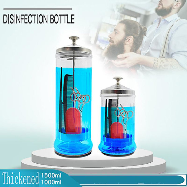 Desinfektionsburk Nagelkonst Frisörverktyg Desinfektionskopp 1500ml