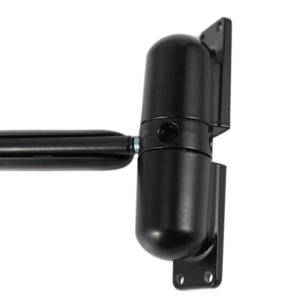 2 Set 20-70 kg Svart Justerbar Ytmonterad Fjäderdörrstängare Automatisk Dörrstängare Brandklassad