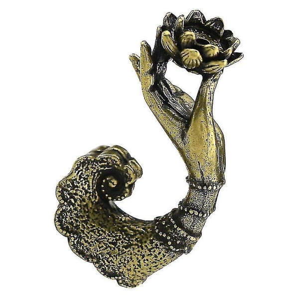 1 st Buddha Hand-formad rökelsebrännare i koppar