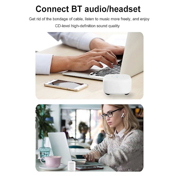 1/2/3 kpl USB Bluetooth 5.3 -sovitin Läppäri PC Kaiutin Langaton Hiiri Näppäimistö Äänen Vastaanotin Lähetin USB-sovitin