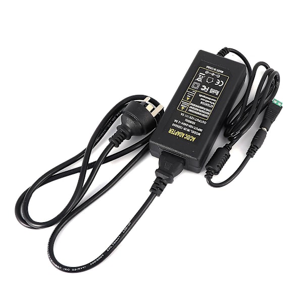 1 sæt professionel 12v 5a AC strømadapter rejseoplader strømforsyning strømoplader strømadapterkabel