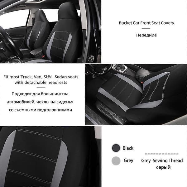 Bil Fram Sätesskydd Hinkstolsskydd Sätesskydd Universal Passform Sätesskydd för Sedan beige