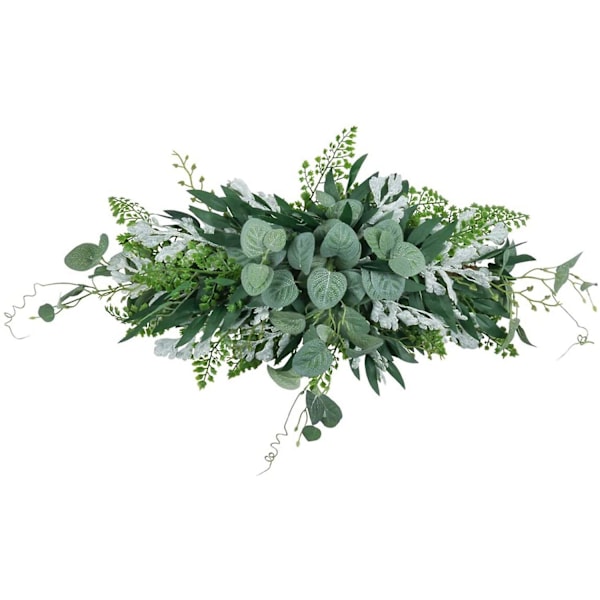 Greenery Swag Artificial Front Door Wreath Hanging Eucalyptus Leaves Garland For Home Window Wall W