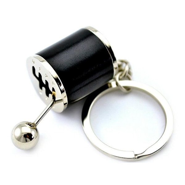 Mini Turbo Turbolader Nøglering Bilstyling Nøglering Gear Gearkasse Vedhæng Nøglering Stick Knopper Nøglering Skift Metal Nøglering