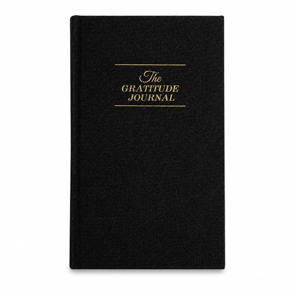 A5 Hardcover Journal Notesbog Med Tykt Blæk-Venligt Papir Og Holdbar Indbinding Til Arbejde, Skole Og Daglig Skrivning, Sort