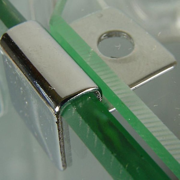Fisketank Metal Klip Rustfrit Stål Glasdæksel Klip til Akvarium Fisketank Støtteholder Beslag 6mm(4stk)