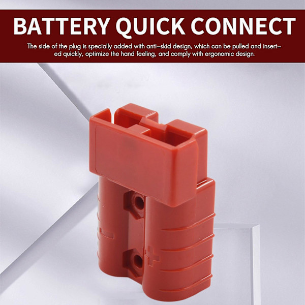 4 stk 6-8 Gauge 50A Batteri Hurtigkobling/frakobling, Jumperkabel Pluggkontaktsett For Sleping Sy