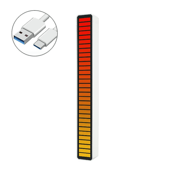 Sovellusohjattu Rgb-tunnelmavalonauha, LED-valo, auton musiikin rytmipalkki, ääniaktivoitu