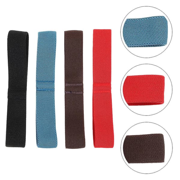 6 stk. Bento-boksstropper Lunsjboks Elastiske stropper Nylon Bento-boksbånd Elastiske lunsjboksstropper