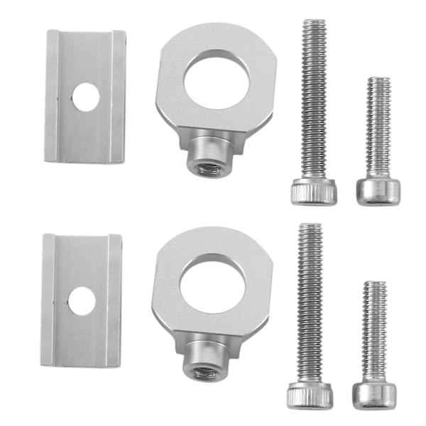 2x Sykkelkjede Strammer Justerer Aluminiumlegering Sykkel Festebolt Enkelt Hastighet Sykkel Bolt Scr