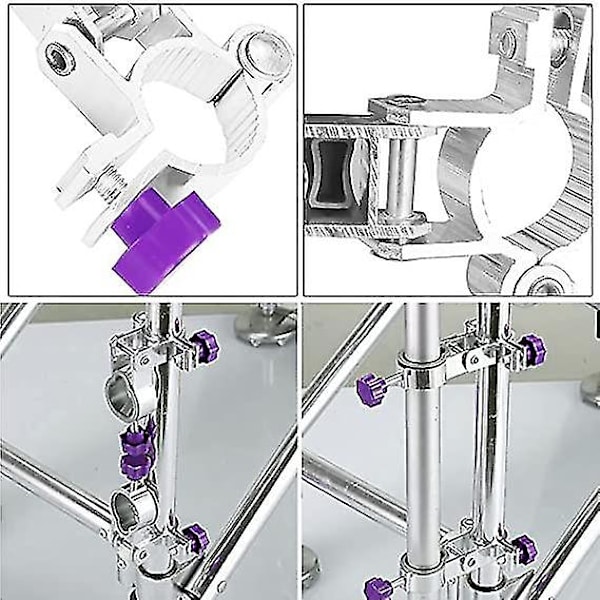 2 st paraplyställfäste klämma aluminiumlegering paraplybord stolsklämma universellt paraplyfäste för fisketillbehör -t