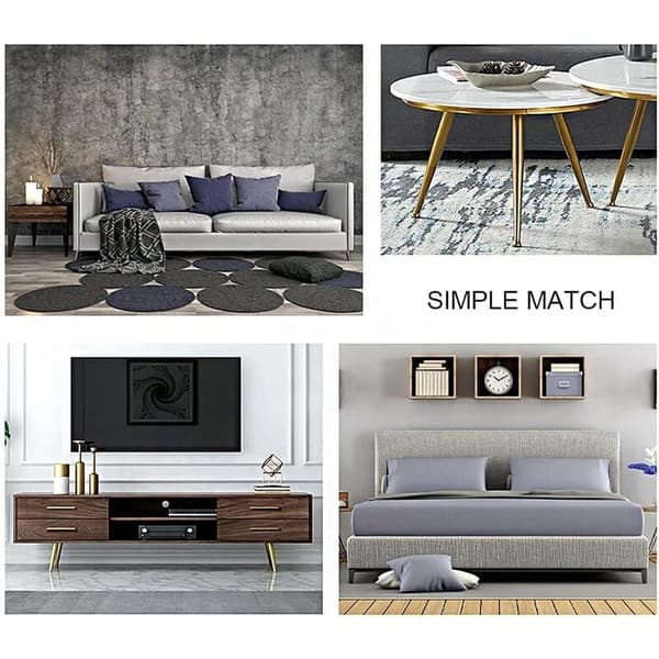 Pieces Møbel Sofaben, Sofaben, Moderne Sofaben, TV-skabsben, Sengeben, til Skab, Sofa, Bordkommode (Sort)