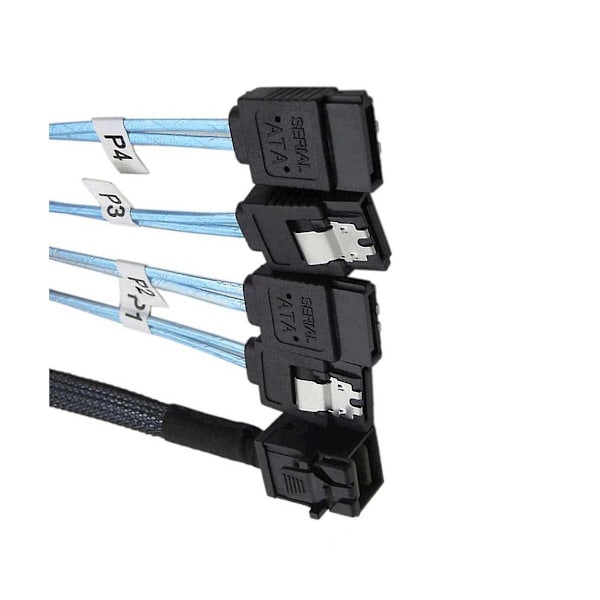 Mini Hd36p Sff-8643 till 4xsata 7p datakabel serveröverföringskabel Mini-adapterkabel