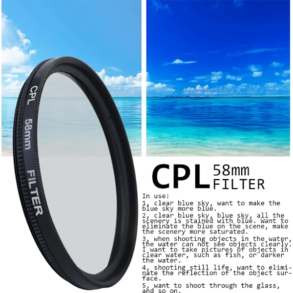 Complete Compact Camera Accessory 58mm