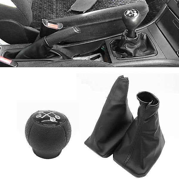 Växelspaksdamask Växelspaksdammskydd Läder Växelspakskydd Med Handbromsskydd För Opel Corsa C Tigra