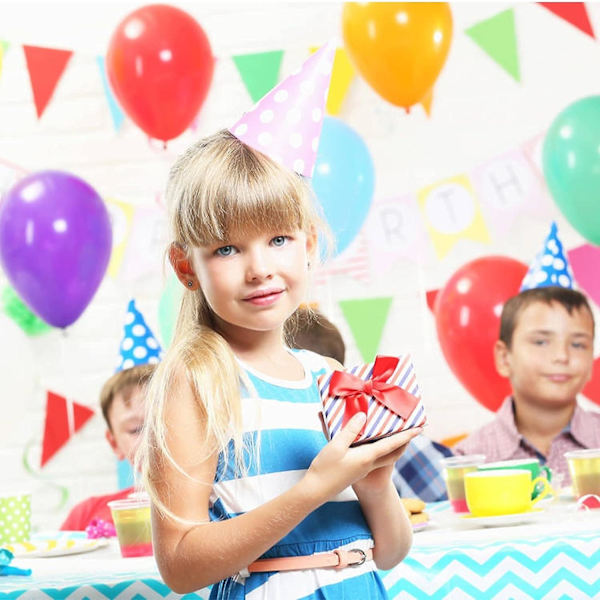 Regnbågsballonger 100-pack, 10 tum 12 färger, ballonger för barnkalas, bröllop, årsdagar och fester