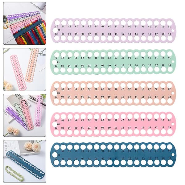 5 stk. Krydssting Tråd Pladeholder Opbevaring Broderi Garn Organizer