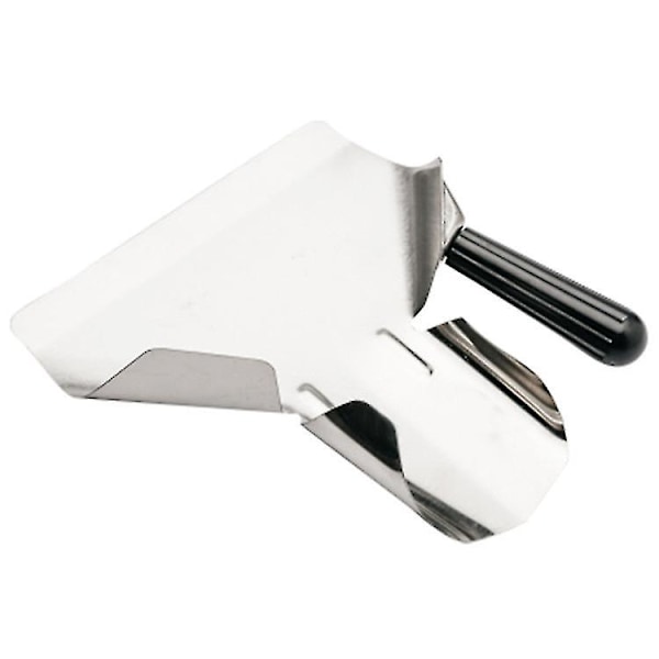 Pommes Frites Skovl, Rustfrit Stål Frit Bagger Scooper Chip, Rustfrit Stål Pommes Frites Skovl Med Dobbelthåndtag, Pommes Frites Bagger Med Højre Hånd Z