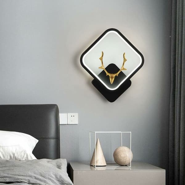 16W LED Vägglampa - Modern Spotlight för Sovrum & Badrum (Varmvit)