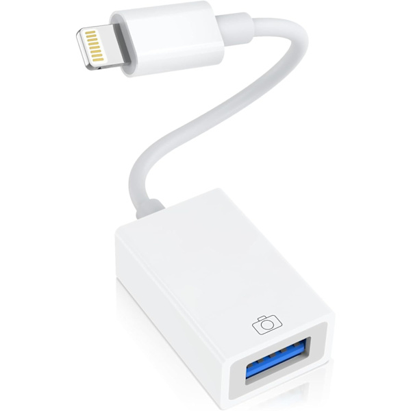 Adapter for USB - USB 2.0 Hunn til Lightning - OTG