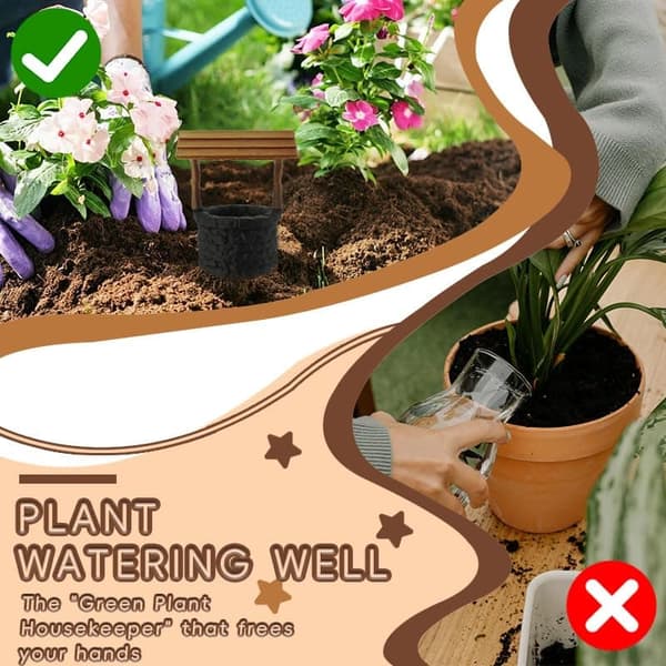 Selvvannende potte - Vanningssystem for ferieplanter