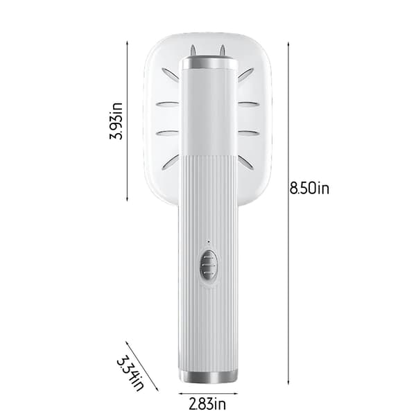 Bärbart Mini Ångstrykjärn - 180掳 Roterbart Resestrykjärn (Vit) White Free Size