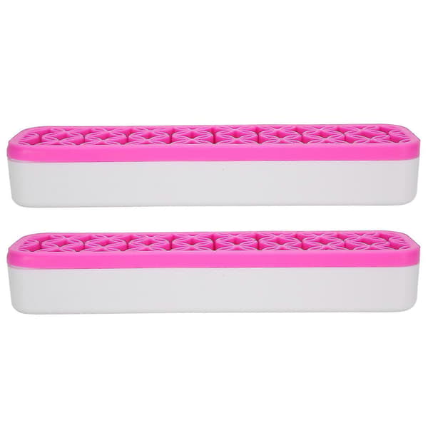 Makeup Brush Storage Box - Portable and Detachable Makeup Brush Holder Organizer (2pcs)