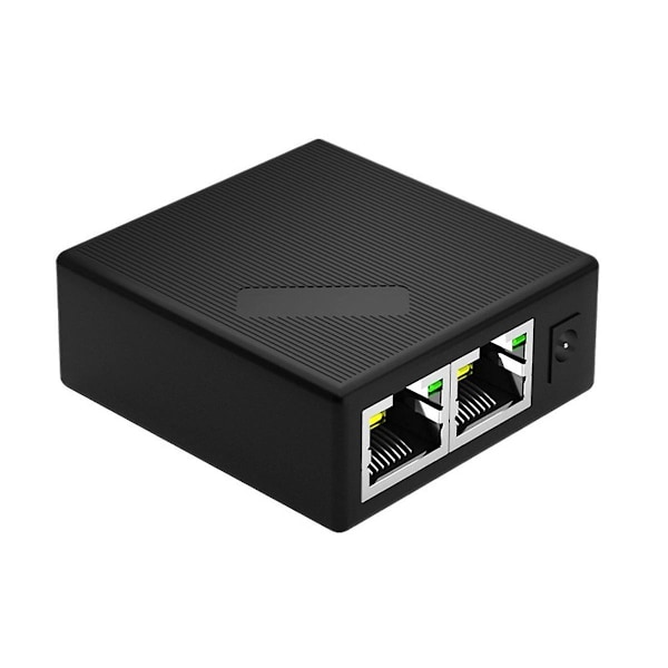 1 til 2 porte 1000 mbps Rj45 netværkskabelforlænger Gigabit netværksswitch Gigabit splitter til pc bærbar
