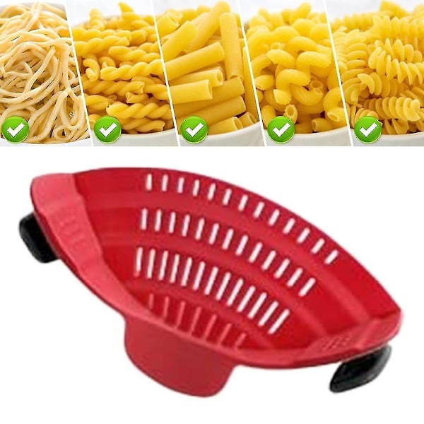 Gryte- og pastasil - Justerbar silikonklips