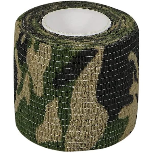 8 rullar kohesiv tejp kamouflage självhäftande bandage kohesiv camo själv