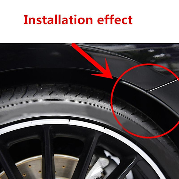 Til C117 Cla45 Amg Cla180 Cla200 Cla250 2013-2019 Kofanger Læbe Spoiler Klistermærke Hjul Øjenbryn Fender C