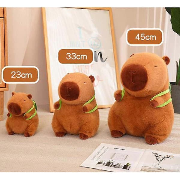 Sød Capybara Plys, Capybara Kæledyr Blød Capybara Plyslegetøj 33cm