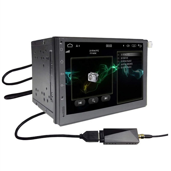 DAB+ Antenne med USB-adapter Android Bilradio GPS Stereo Modtager Afspiller Til Universal