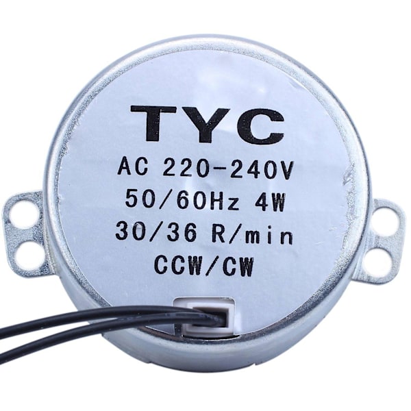 5x AC 220/240v 30rpm 4w Ccw/cw Kaksisuuntainen ohjattu synkronimoottori