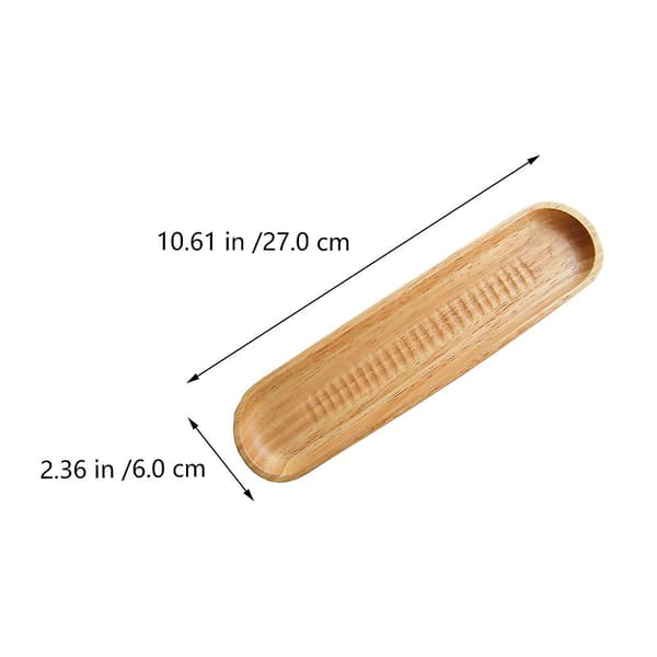Smyckeskrin Sushi Fat, Avlong Bricka Rustik Serveringsbricka Japansk Sushibricka